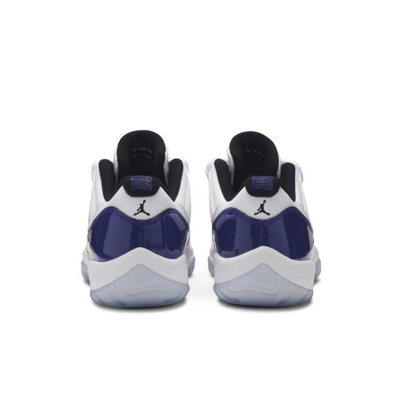 Air Jordan 11 Retro Low Hvid Blå Sort Sko Dame