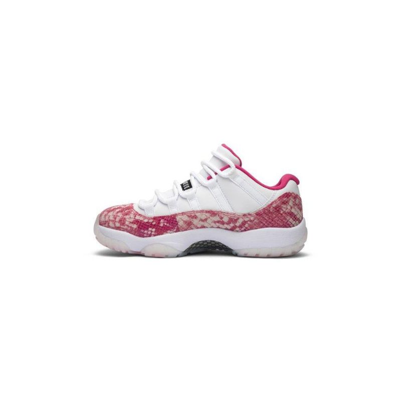 Air Jordan 11 Retro Low Hvid Lyserød Sko Dame