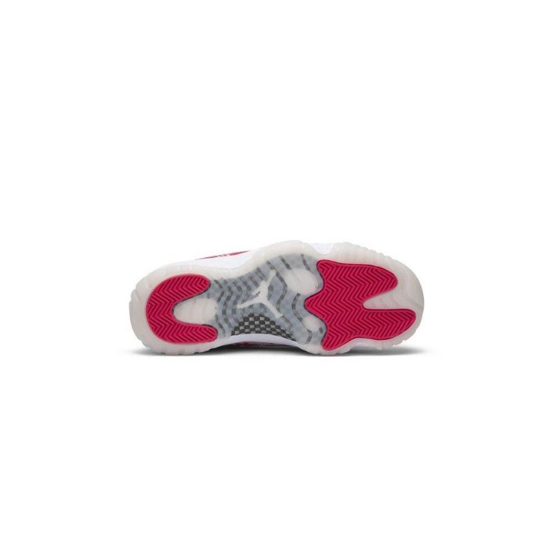 Air Jordan 11 Retro Low Hvid Lyserød Sko Dame