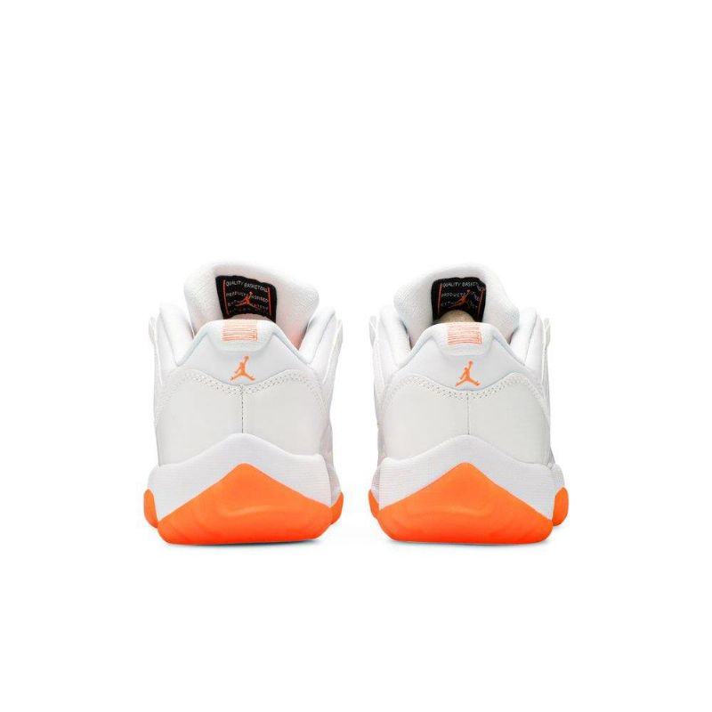 Air Jordan 11 Retro Low Hvid Orange Sko Dame