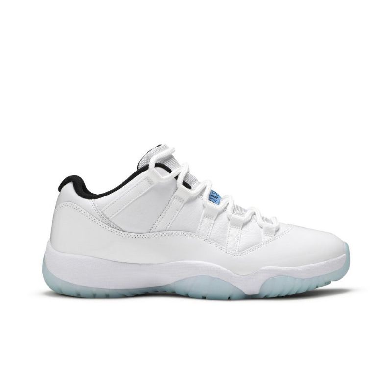 Air Jordan 11 Retro Low Hvid Sort Blå Sko Herre