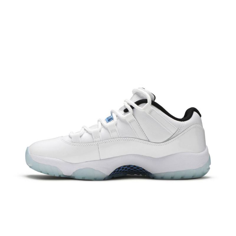 Air Jordan 11 Retro Low Hvid Sort Blå Sko Herre