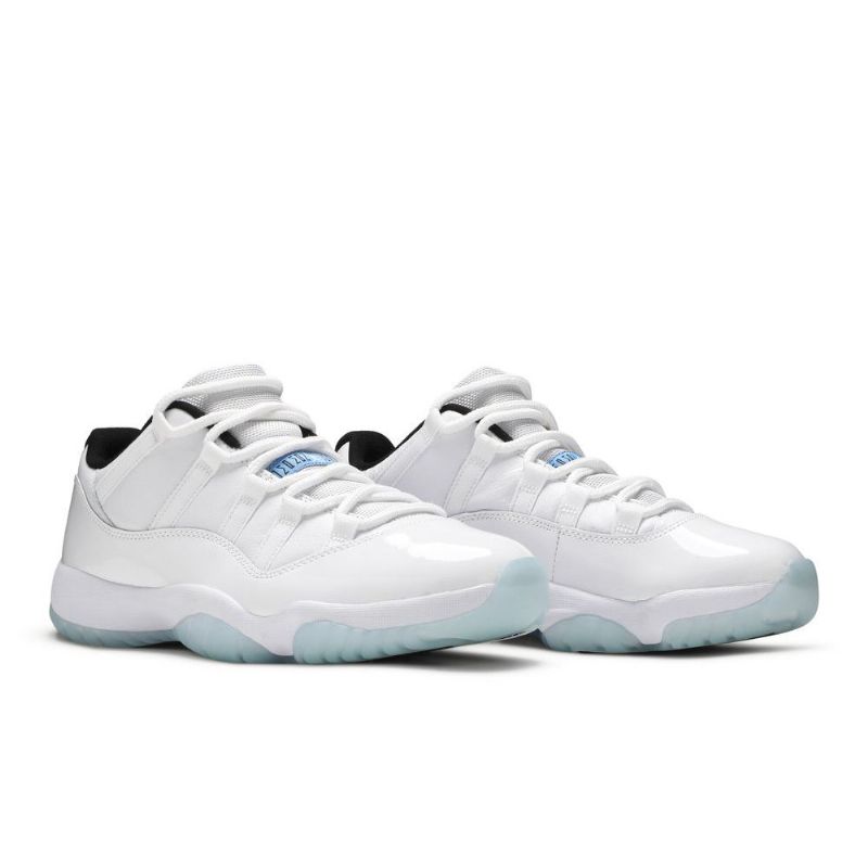 Air Jordan 11 Retro Low Hvid Sort Blå Sko Herre