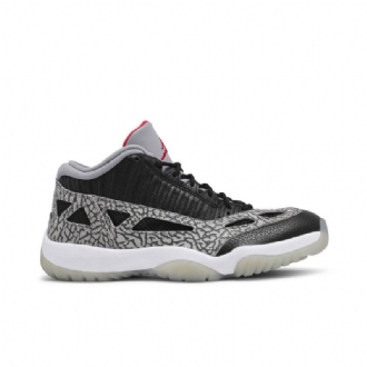 Air Jordan 11 Retro Low Ie Sort Grå Rød Hvid Sko Herre