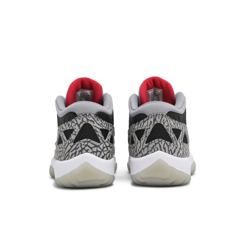 Air Jordan 11 Retro Low Ie Sort Grå Rød Hvid Sko Herre