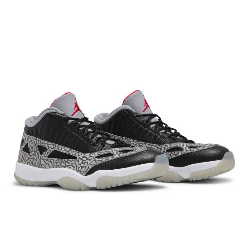 Air Jordan 11 Retro Low Ie Sort Grå Rød Hvid Sko Herre