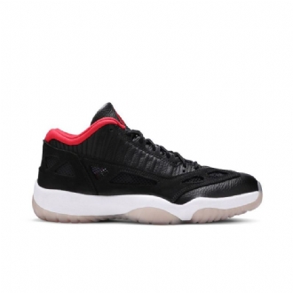 Air Jordan 11 Retro Low Ie Sort Rød Hvid Sko Herre