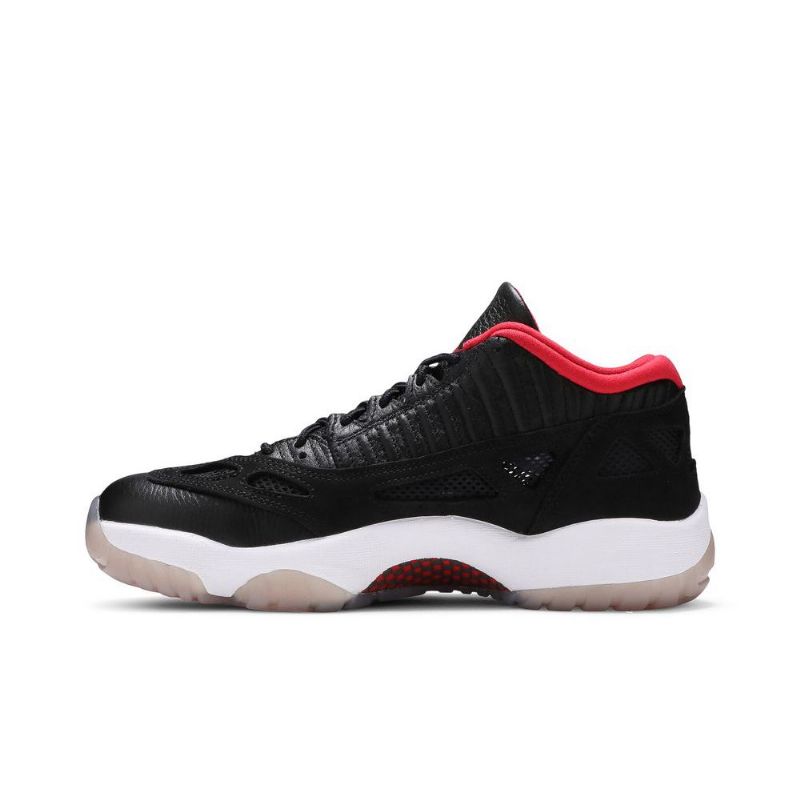Air Jordan 11 Retro Low Ie Sort Rød Hvid Sko Herre