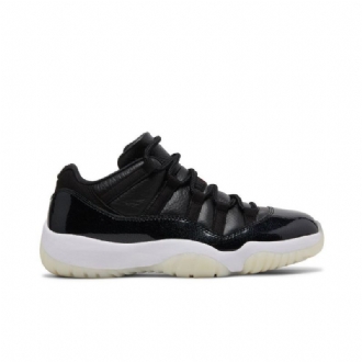 Air Jordan 11 Retro Low Sort Hvid Sko Herre