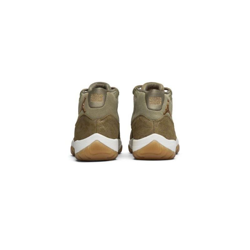 Air Jordan 11 Retro Olivengrøn Brun Sko Dame