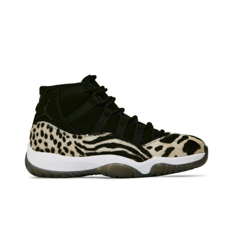 Air Jordan 11 Retro Sort Beige Rød Sko Dame