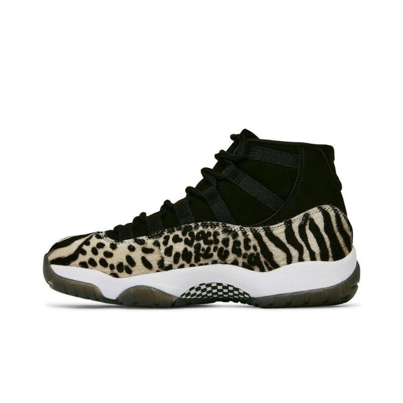 Air Jordan 11 Retro Sort Beige Rød Sko Dame