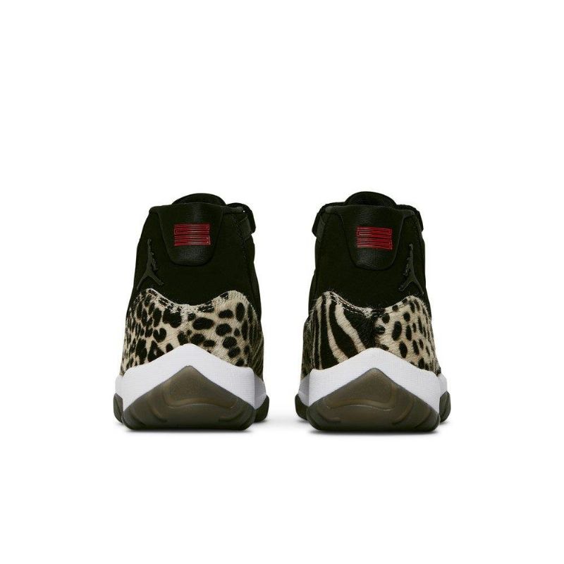 Air Jordan 11 Retro Sort Beige Rød Sko Dame