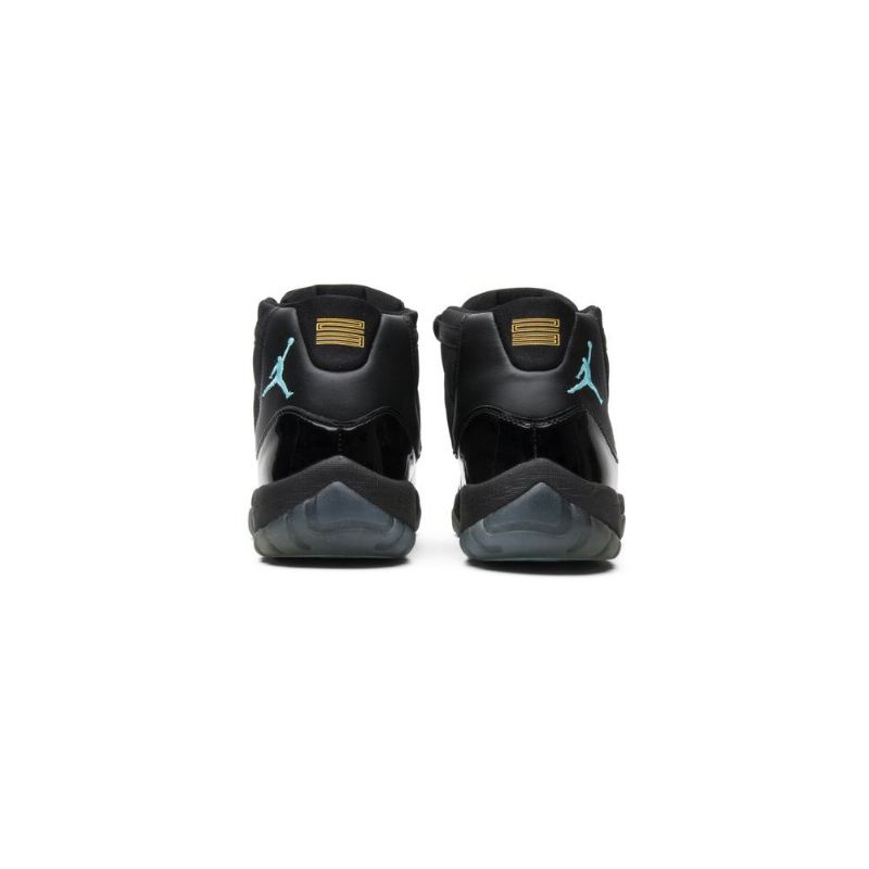 Air Jordan 11 Retro Sort Blå Guld Sko Herre