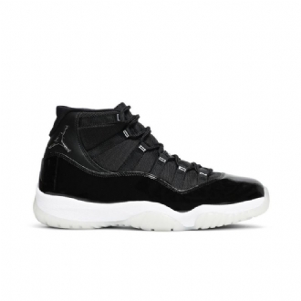 Air Jordan 11 Retro Sort Hvid Sølv Sko Herre