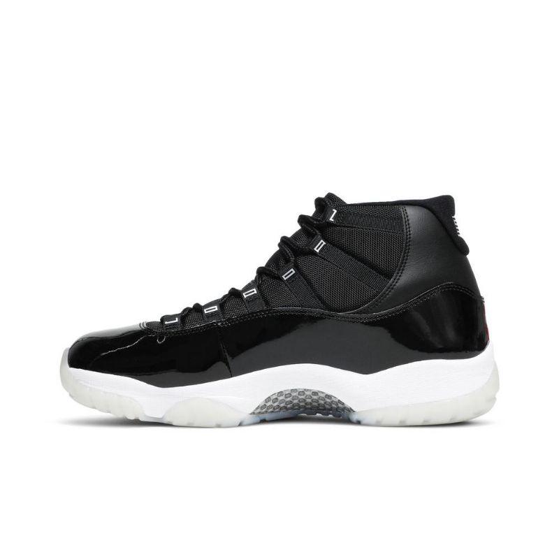 Air Jordan 11 Retro Sort Hvid Sølv Sko Herre