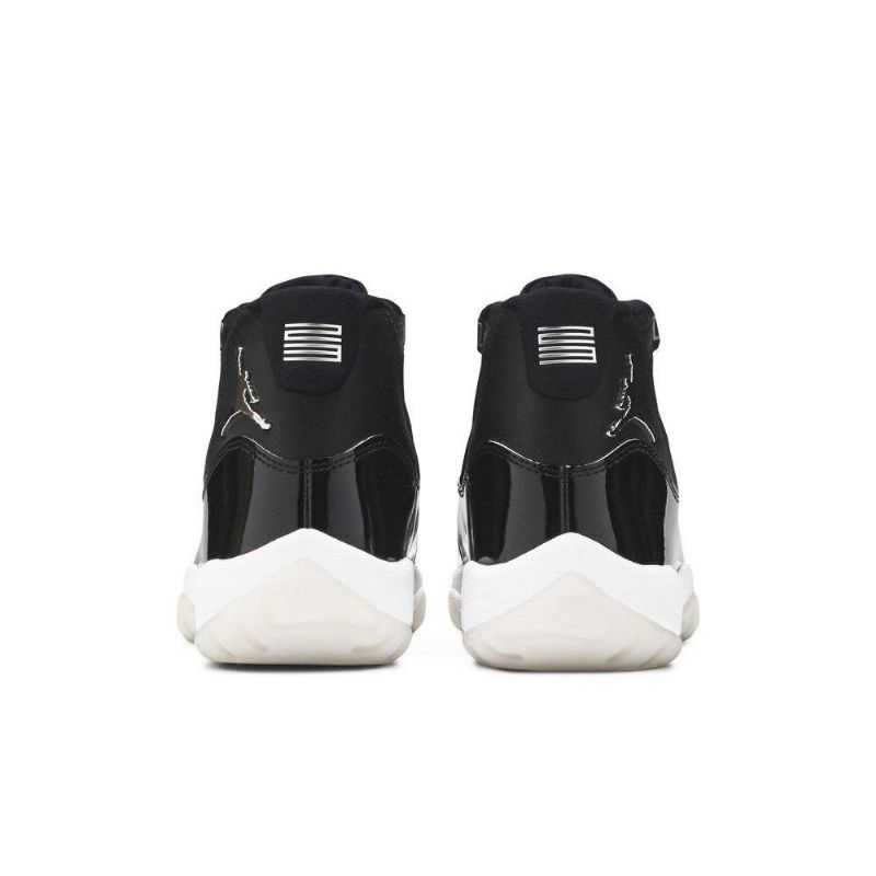 Air Jordan 11 Retro Sort Sølv Sko Dame