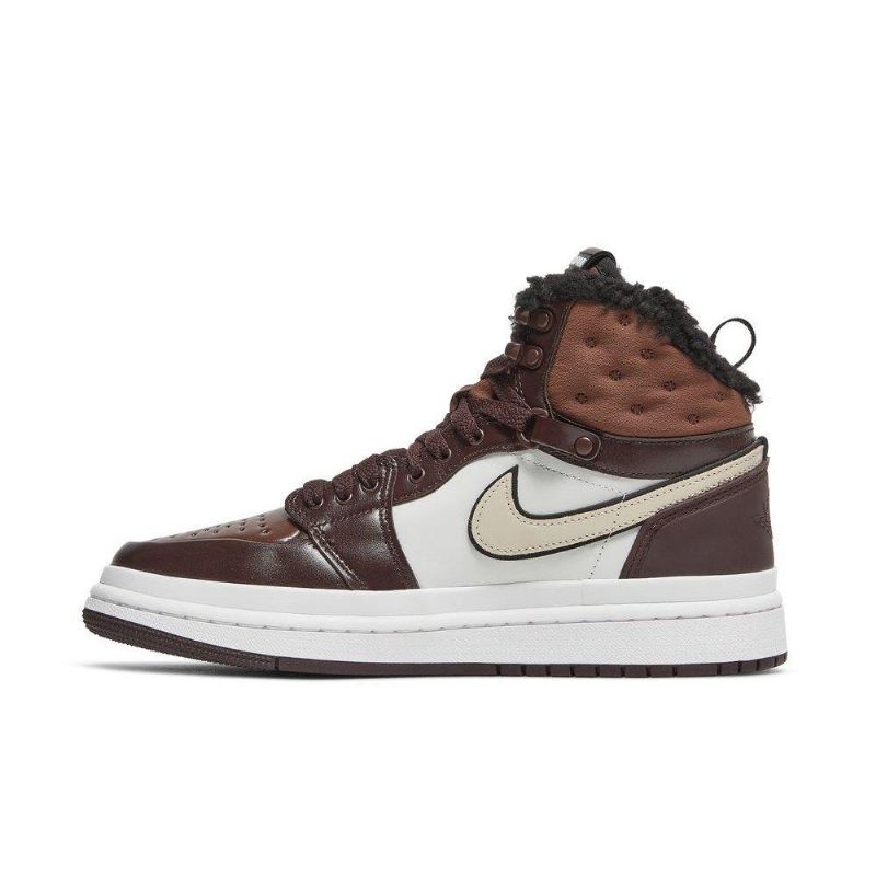 Air Jordan 1 Acclimate Brun Hvid Sko Dame