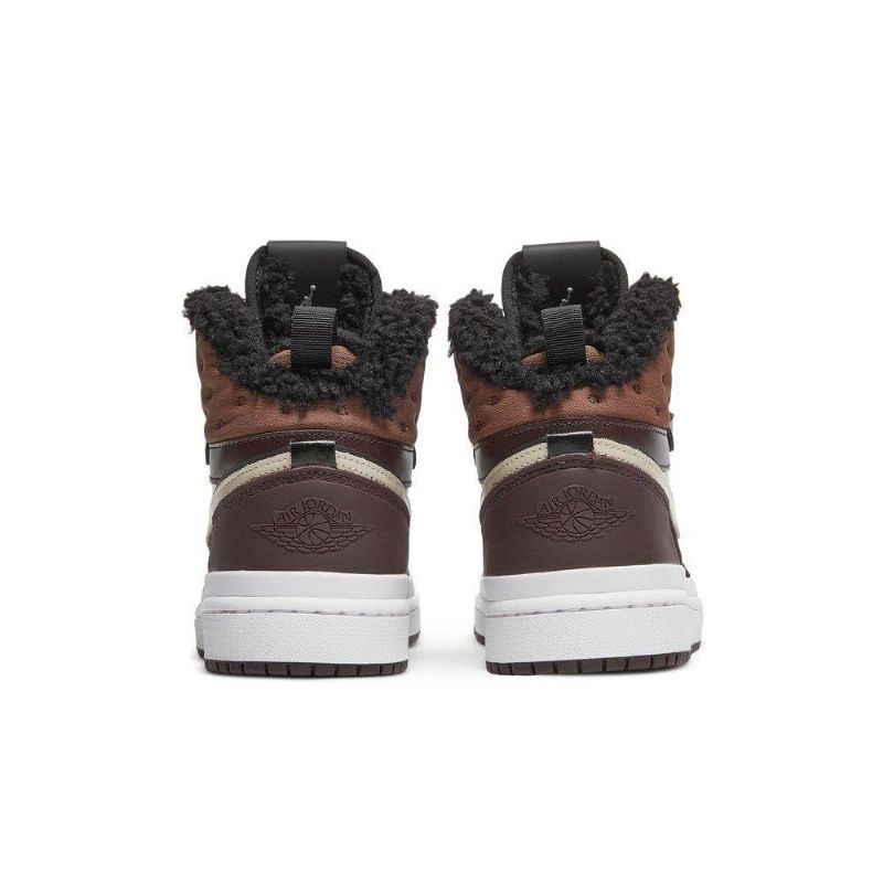 Air Jordan 1 Acclimate Brun Hvid Sko Dame