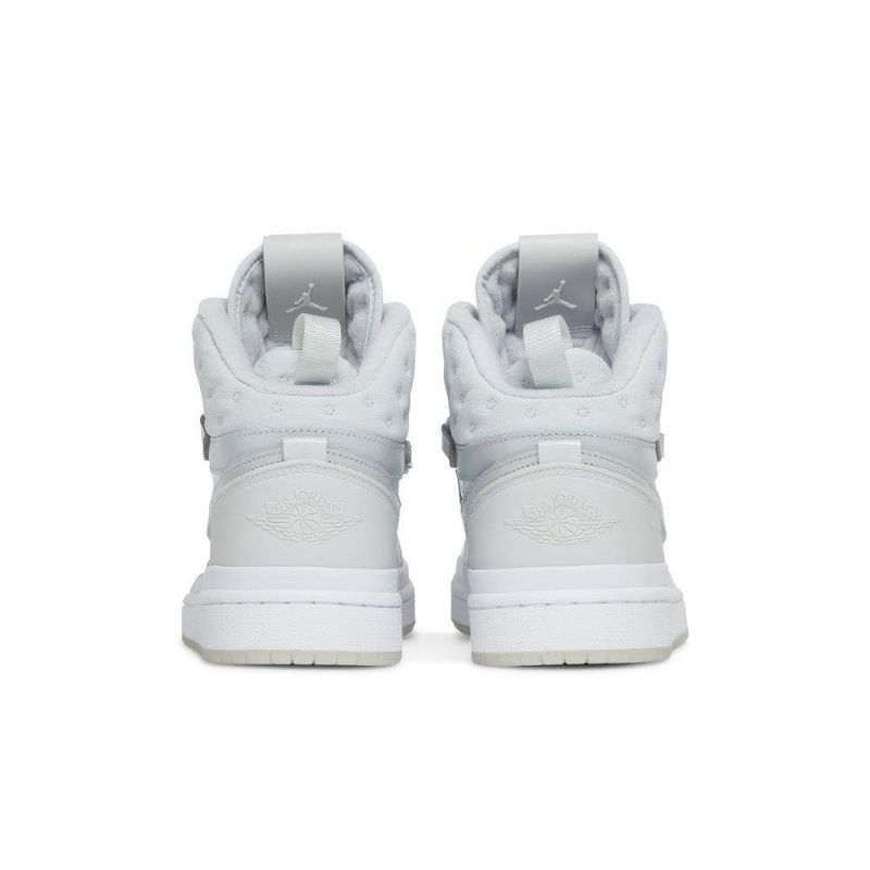 Air Jordan 1 Acclimate Hvid Grå Sko Dame