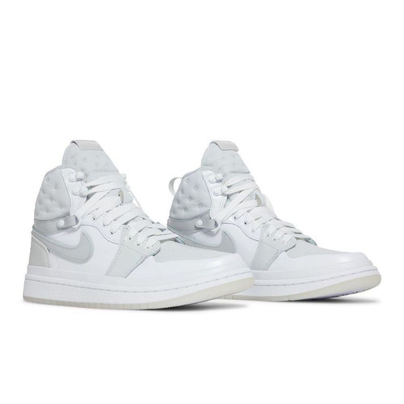 Air Jordan 1 Acclimate Hvid Grå Sko Dame