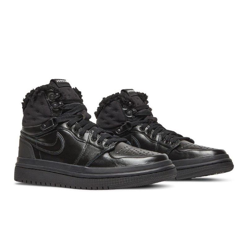 Air Jordan 1 Acclimate Sort Sko Dame
