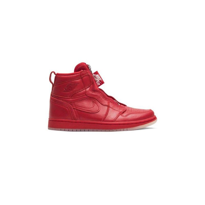 Air Jordan 1 Anna Wintour Retro High Zip Rød Sko Dame