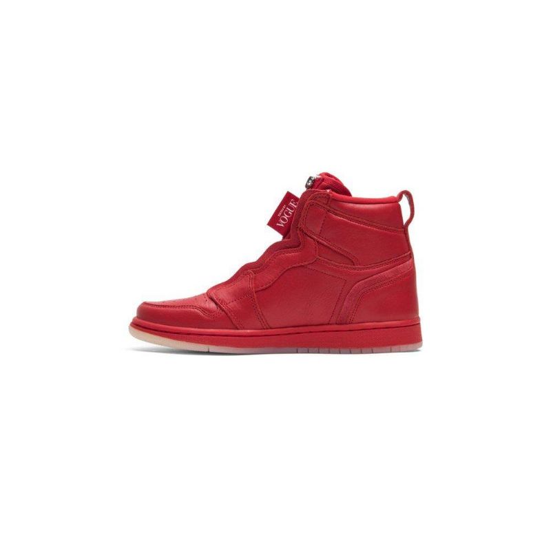 Air Jordan 1 Anna Wintour Retro High Zip Rød Sko Dame