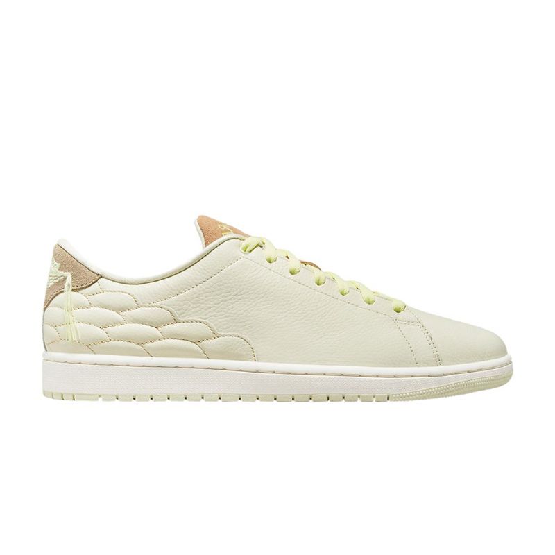 Air Jordan 1 Centre Court Beige Gul Lyserød Sko Herre