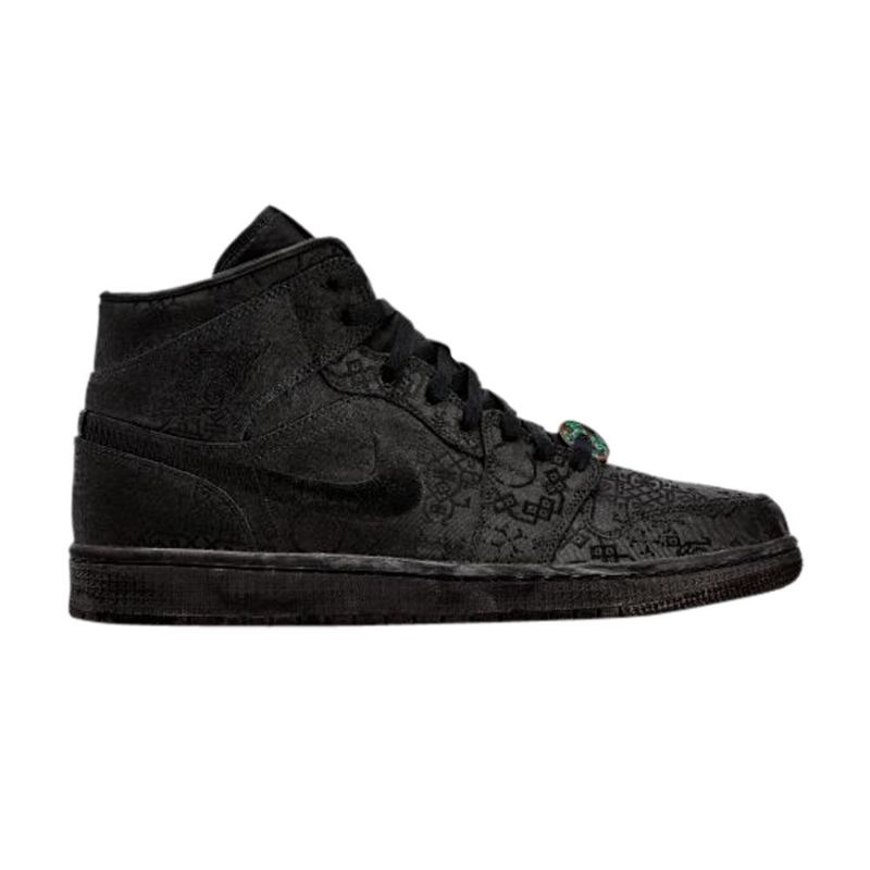 Air Jordan 1 Dover Street Market Clot Mid Sort Sko Herre