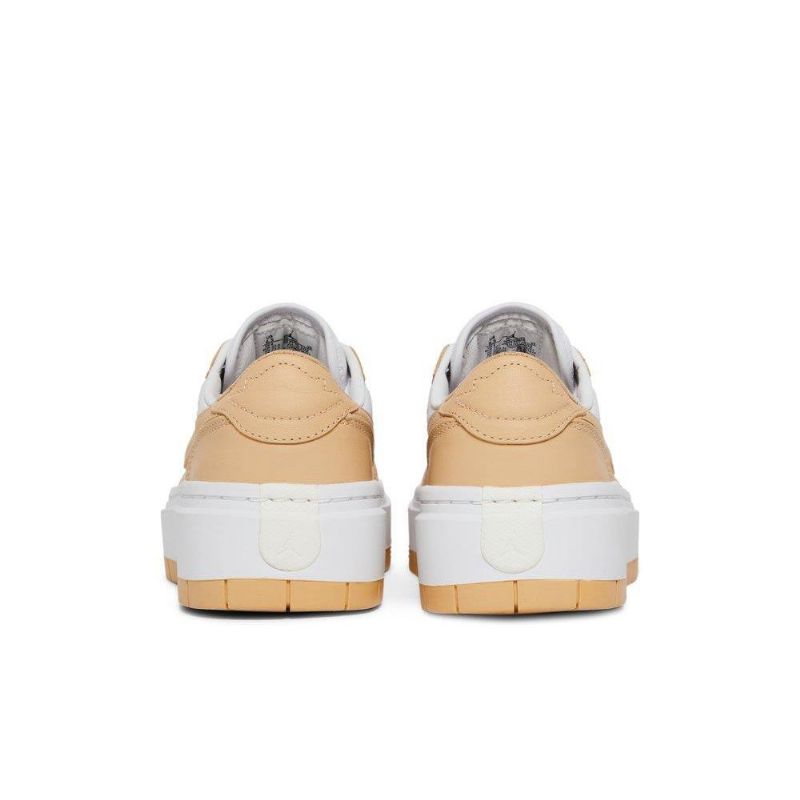 Air Jordan 1 Elevate Low Hvid Brun Sko Dame