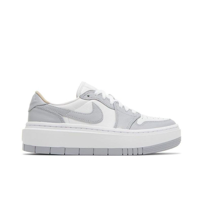 Air Jordan 1 Elevate Low Hvid Grå Sko Dame