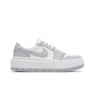 Air Jordan 1 Elevate Low Hvid Grå Sko Dame