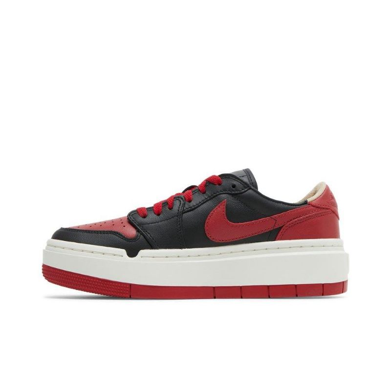 Air Jordan 1 Elevate Low Se Rød Sort Hvid Sko Dame