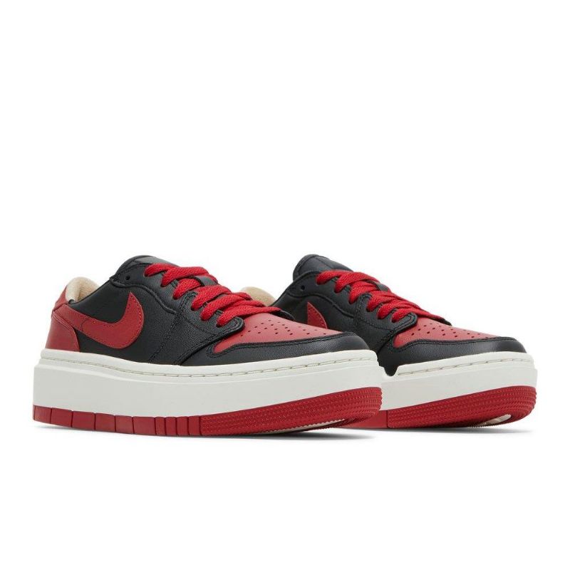Air Jordan 1 Elevate Low Se Rød Sort Hvid Sko Dame