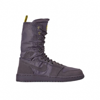 Air Jordan 1 Explorer Xx Grå Gul Sko Dame