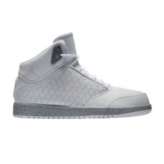 Air Jordan 1 Flight 5 Hvid Grå Sko Herre