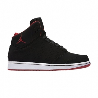 Air Jordan 1 Flight 5 Premium Sort Rød Hvid Sko Herre