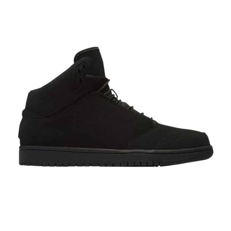 Air Jordan 1 Flight 5 Sort Sko Herre