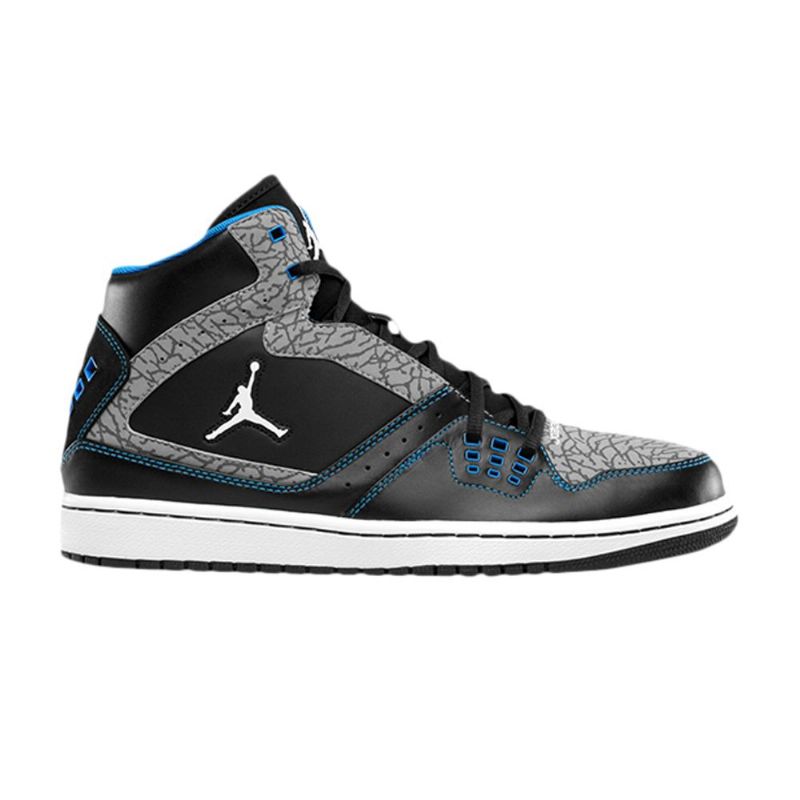 Air Jordan 1 Flight Sort Blå Grå Hvid Sko Herre