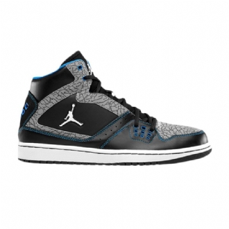 Air Jordan 1 Flight Sort Blå Grå Hvid Sko Herre