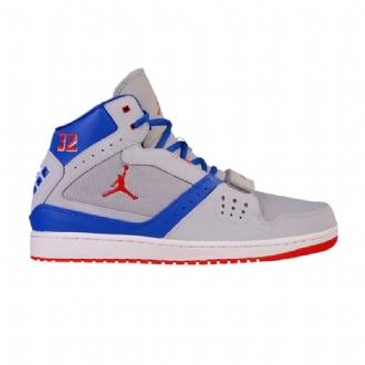Air Jordan 1 Flight Strap Pe Grå Blå Rød Sko Herre