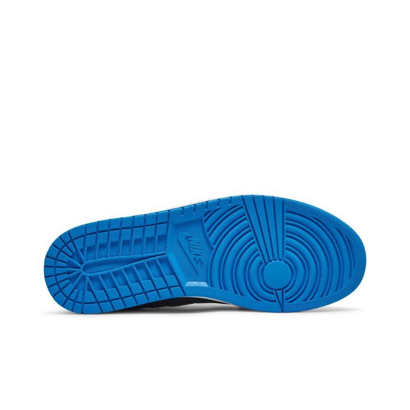 Air Jordan 1 Flight Strap Sort Guld Orange Blå Sko Herre