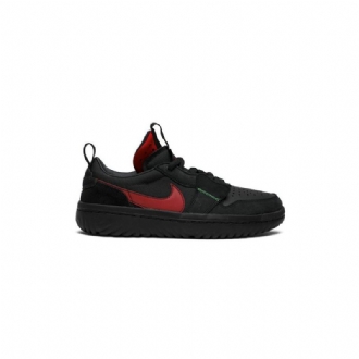 Air Jordan 1 Ghetto Gastro Low React Sort Rød Grøn Sko Herre
