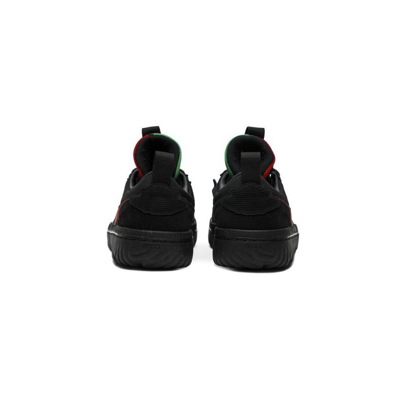 Air Jordan 1 Ghetto Gastro Low React Sort Rød Grøn Sko Herre