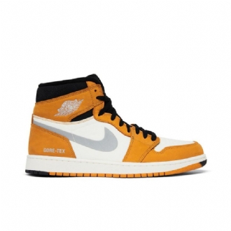 Air Jordan 1 High Element Gore-tex Brun Hvid Sort Grå Sko Herre