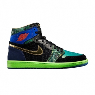 Air Jordan 1 High Flerfarvede Sko Herre