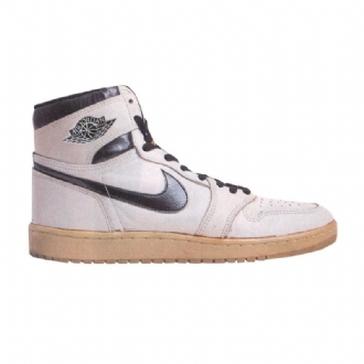 Air Jordan 1 High Hvid Sort Sko Herre