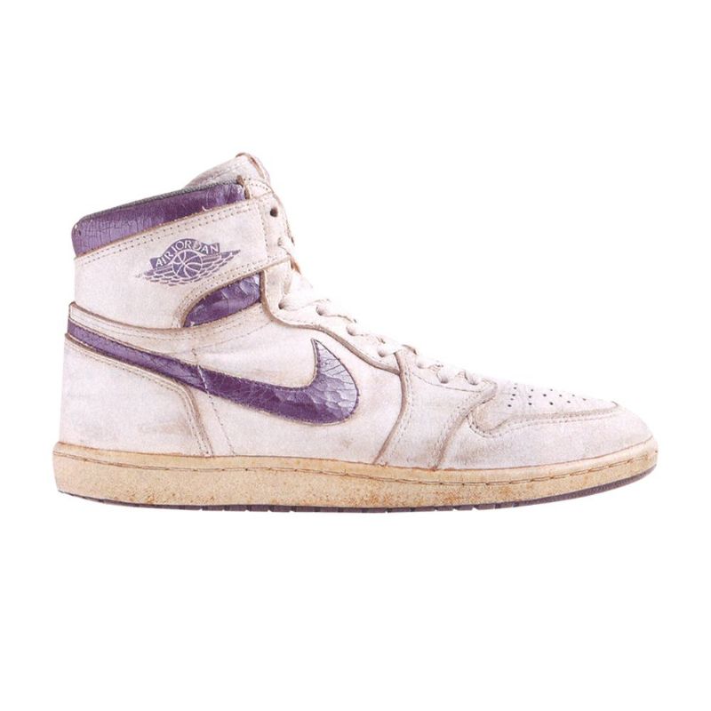 Air Jordan 1 High Lyserød Lilla Sko Herre