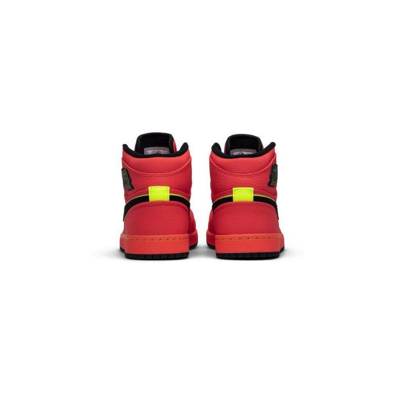Air Jordan 1 High Premium Lyserød Sort Sko Dame